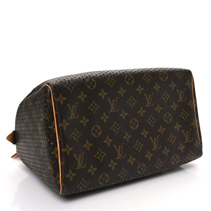 Louis Vuitton Monogram Perforated Speedy 30 Green 4 of 14