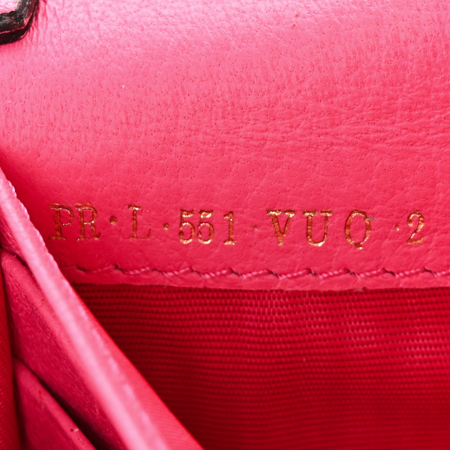 Valentino Garavani Metallic Pebbled Calfskin Rockstud Flap Wallet On Chain Peony 8 of 12