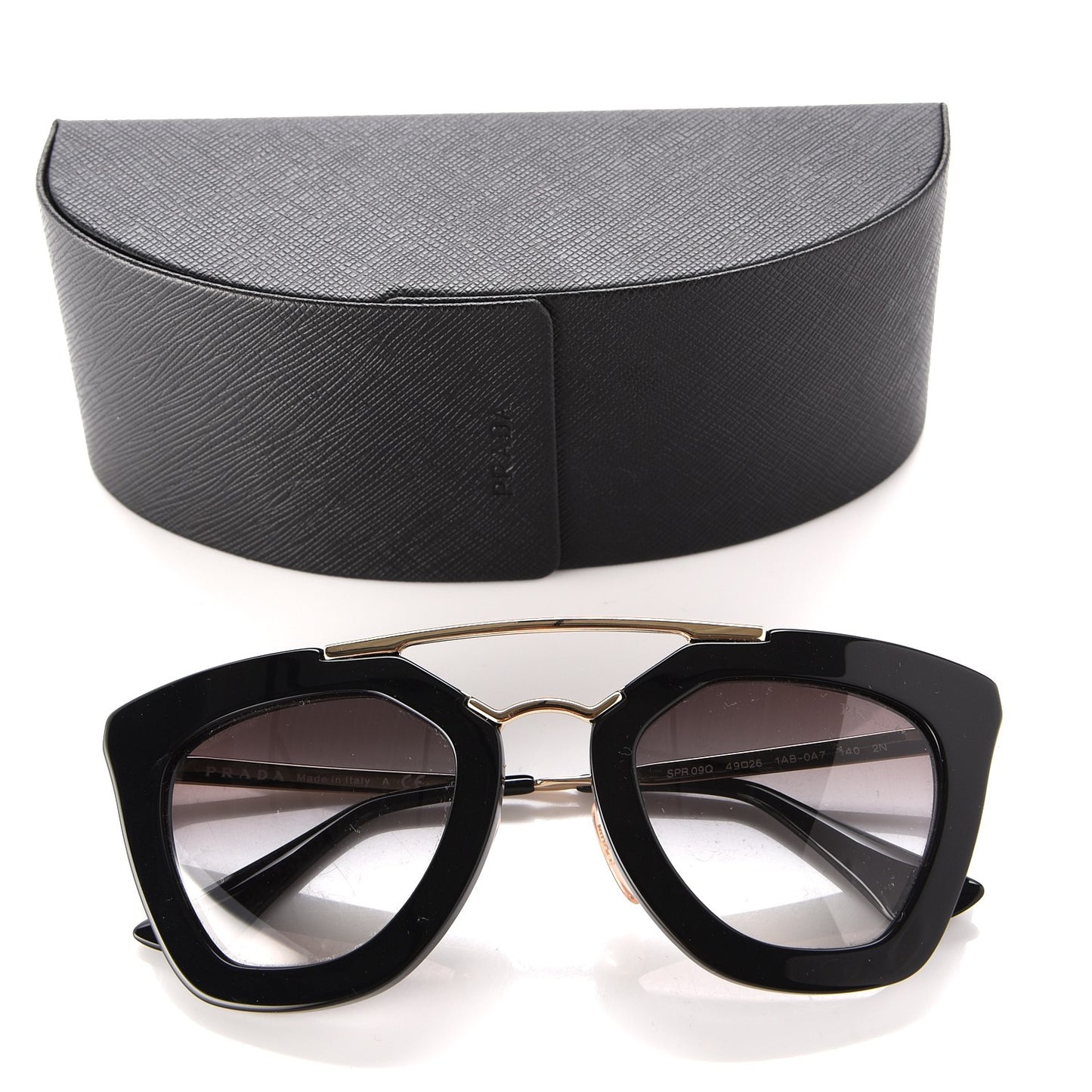 Acetate Cinema Sunglasses SPR 09Q Black
