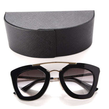 Prada Acetate Cinema Sunglasses SPR 09Q Black 7 of 7