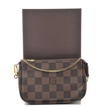 Louis Vuitton Damier Ebene Mini Pochette Accessories 8 of 8