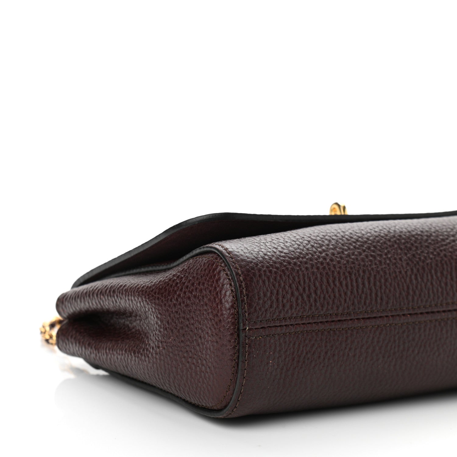 Mulberry Glossy Goatskin Small Lily Flap Oxblood 7 of 9