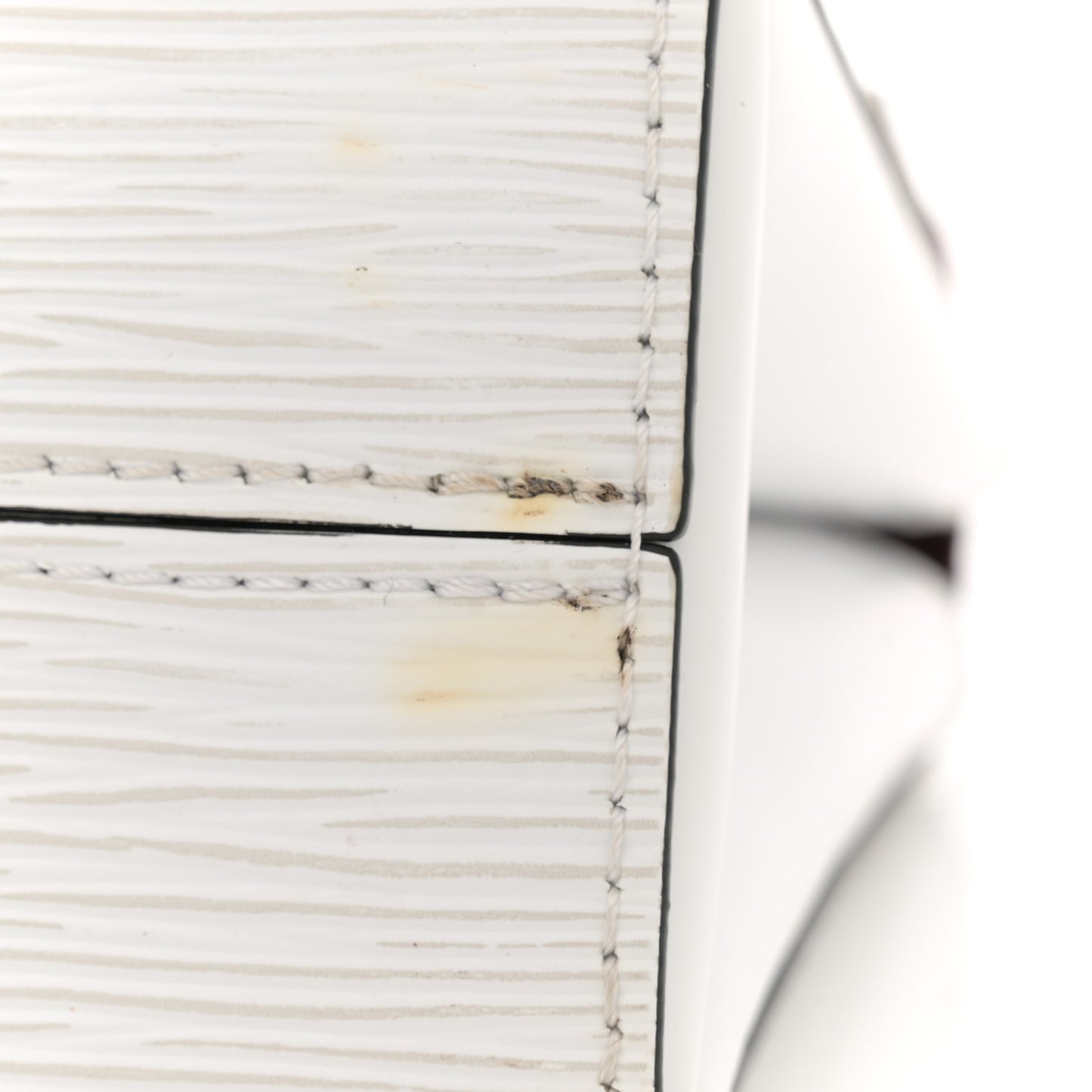 Epi Pochette Grenelle White