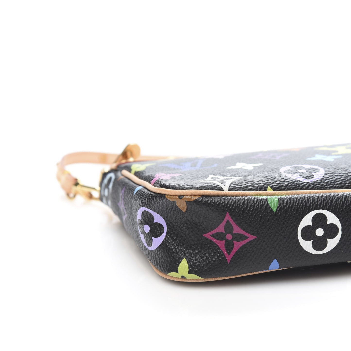 Monogram Multicolor Pochette Accessories Black