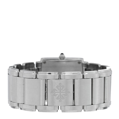 Patek Philippe Stainless Steel Diamond 25mm Twenty-4 Quartz Watch White 4910/10A-011 3 of 4