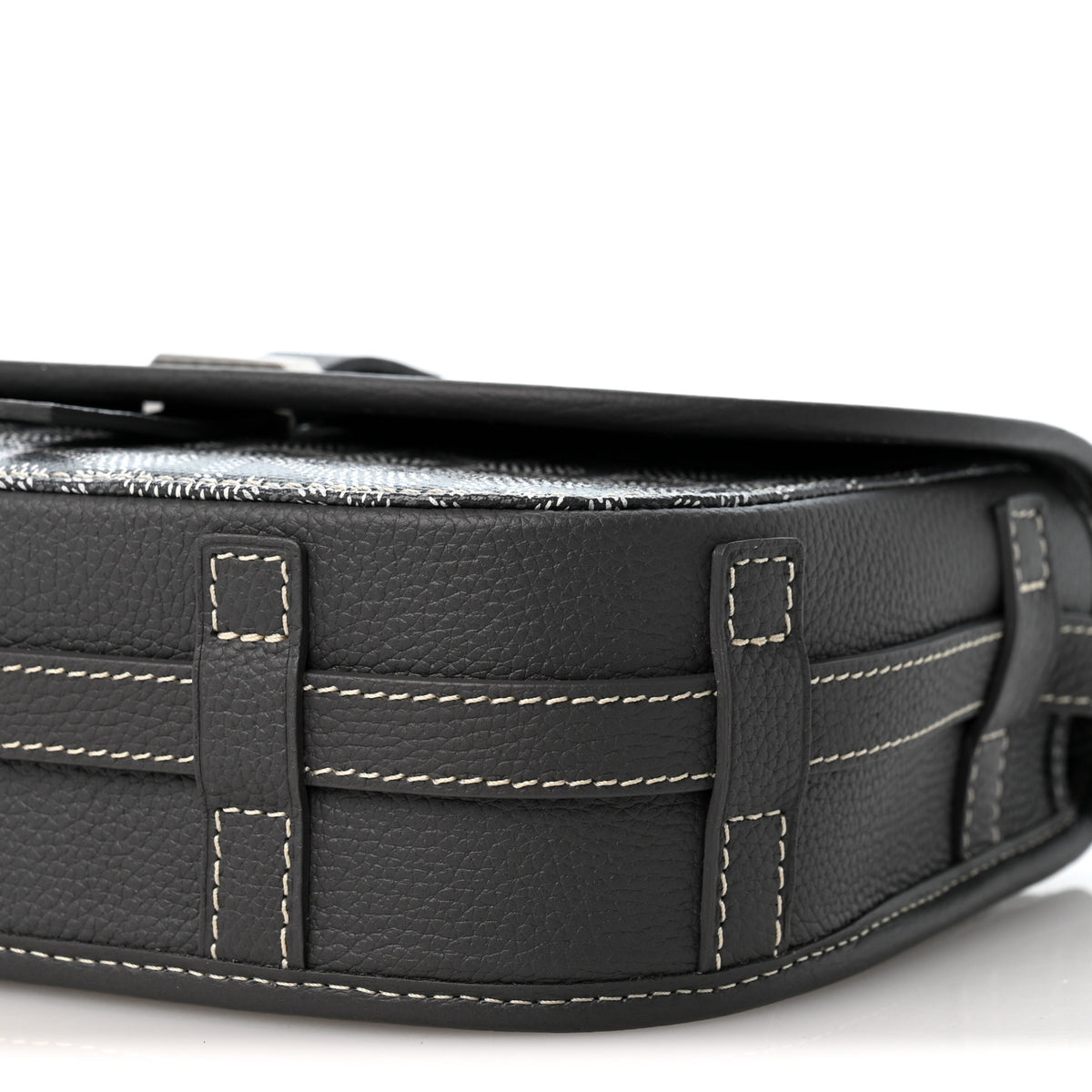Goyardine Belvedere II PM Messenger Bag Gray