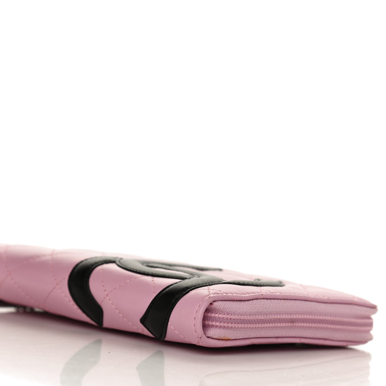 Chanel Calfskin Cambon Zip Around Organizer Wallet Pink 5 of 10