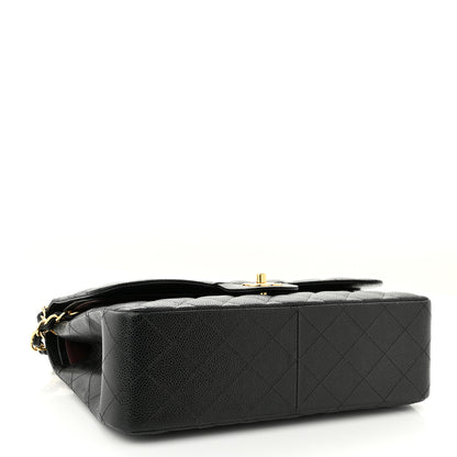 Chanel Caviar Quilted Jumbo Double Flap Black 4 of 10