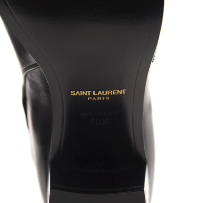 Saint Laurent Smooth Jodhpur Calfskin Blake Ankle Boots 40.5 Black 7 of 10