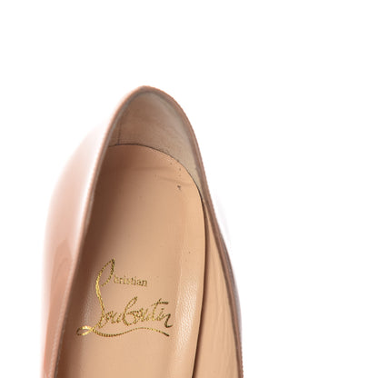 Christian Louboutin Patent Fluo Specchio Astrogirl 120 Pumps 35 Nude 10 of 13