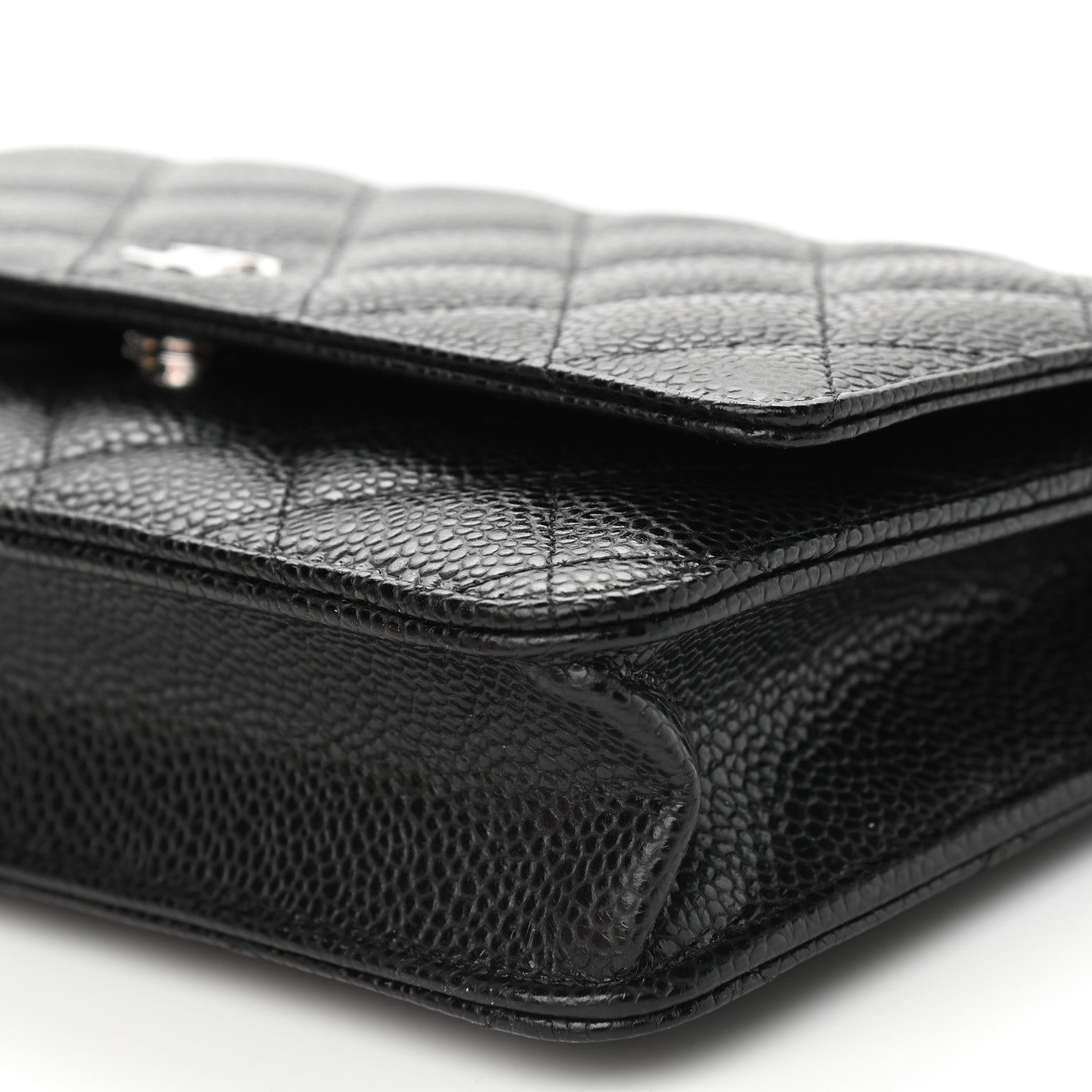 Chanel Caviar Quilted Wallet On Chain WOC Black 10 of 10