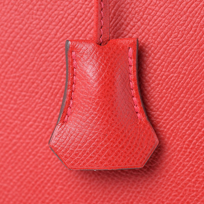 Hermes Epsom Kelly Sellier 32 Rouge Casaque 34 of 38