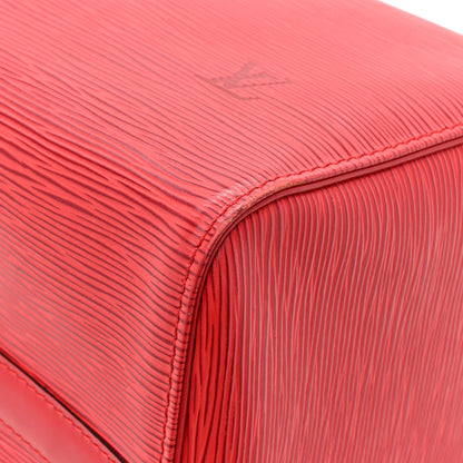 Louis Vuitton Epi Speedy 35 Castillan Red 11 of 16