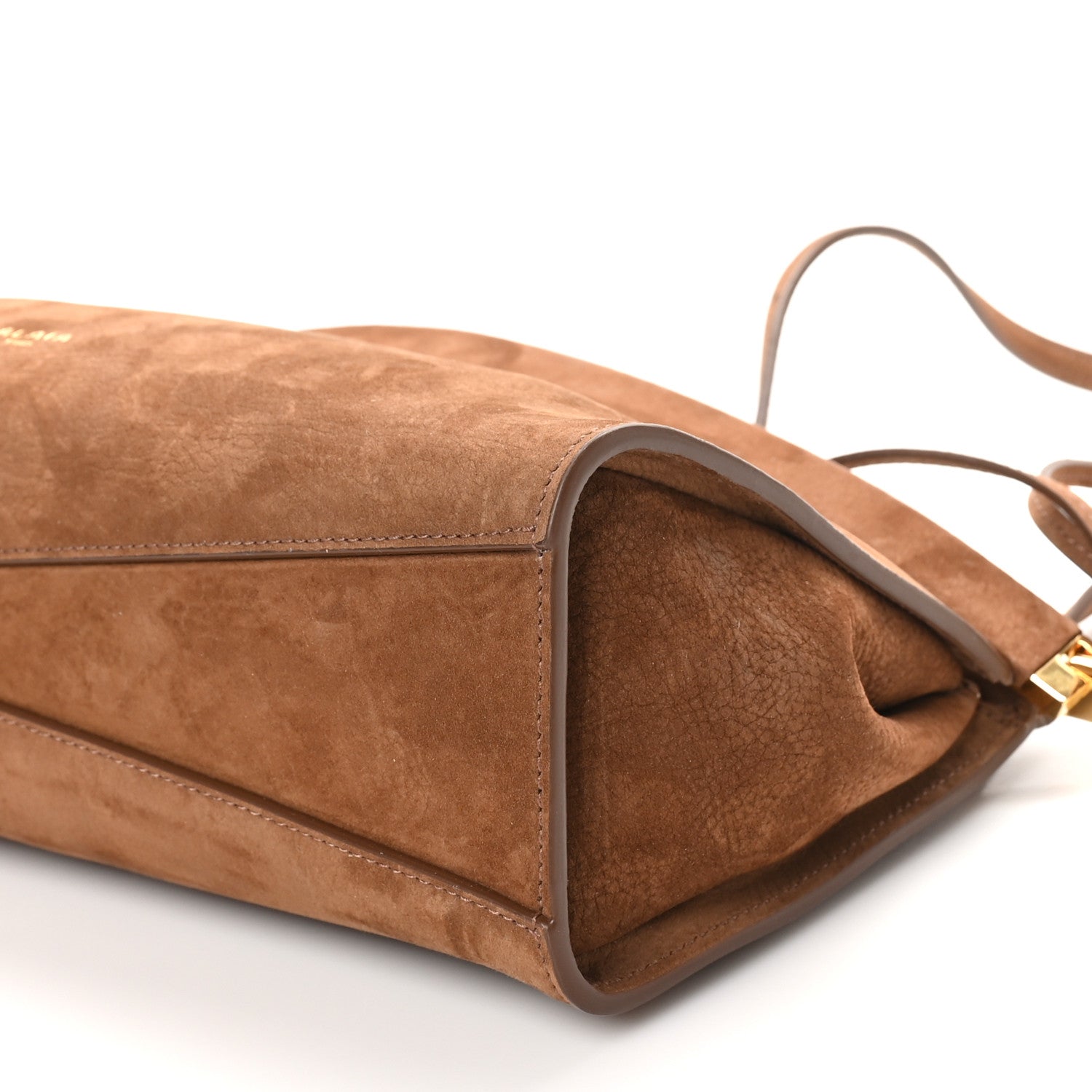 Alaia Nubuck Medium Le Click East West Bag Umber 9 of 9