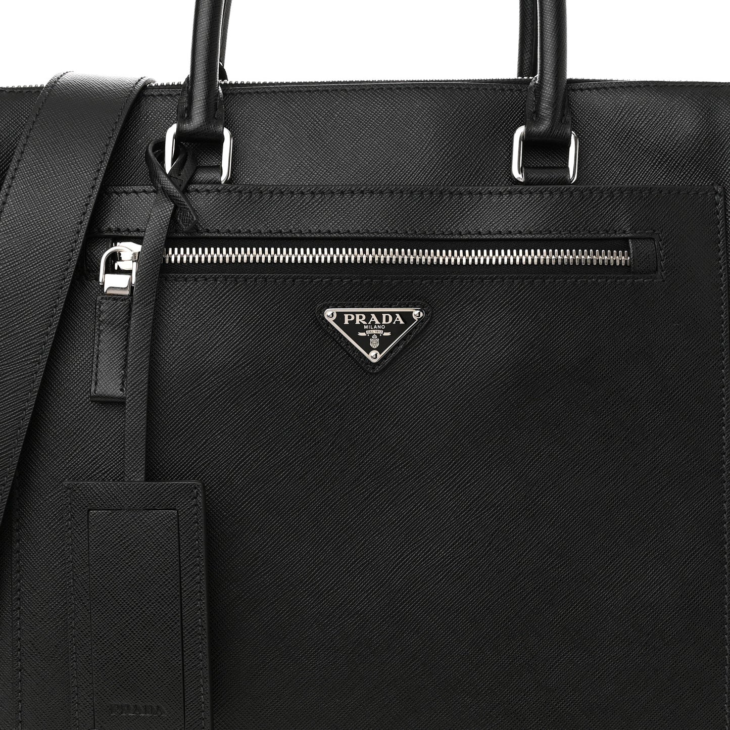 Saffiano Travel Tote Black