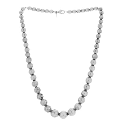 Tiffany Sterling Silver HardWear Graduated Ball Necklace 2 of 4