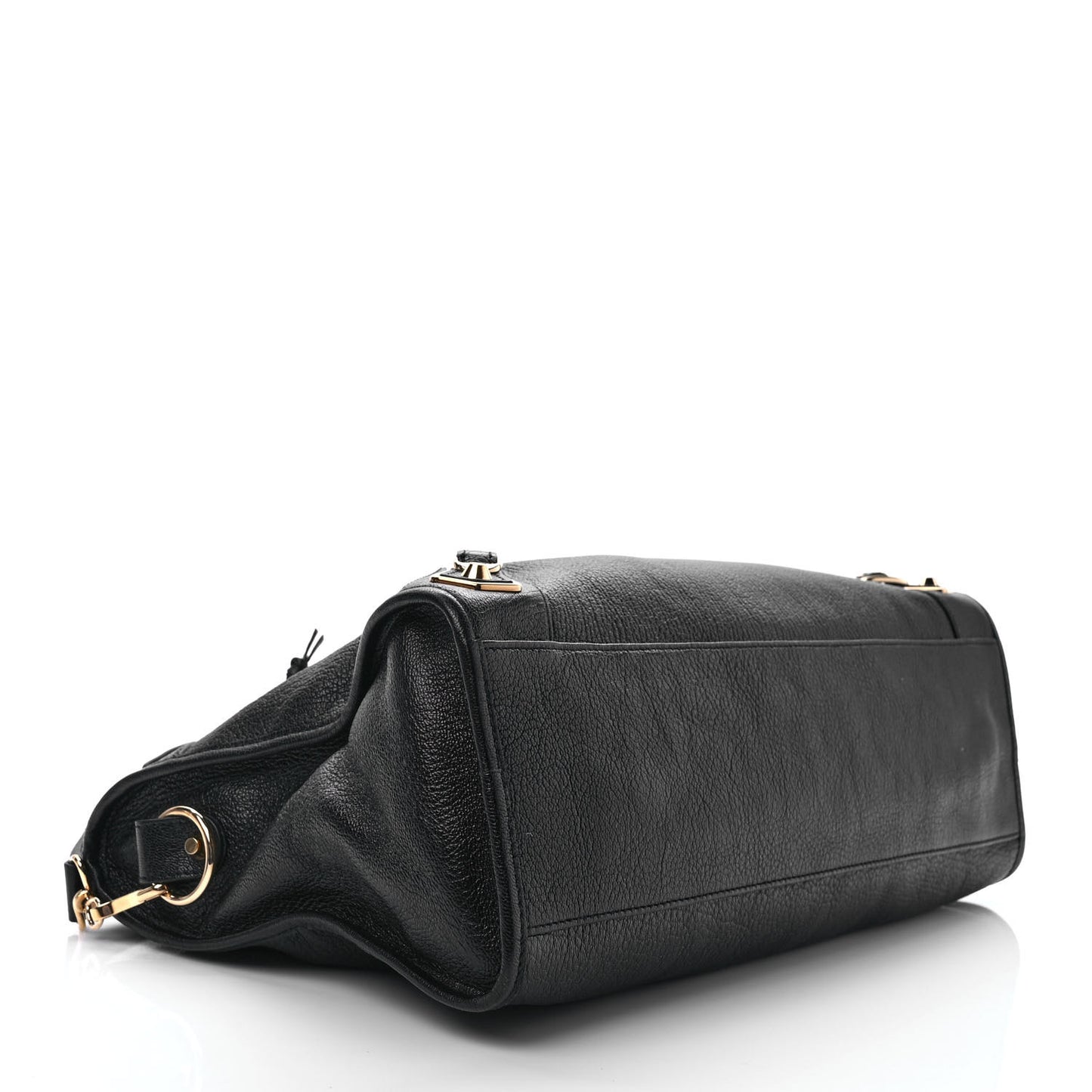 Chevre Gold Metallic Edge Hardware City Black