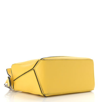 Loewe Calfskin Mini Puzzle Bag Yellow 4 of 10