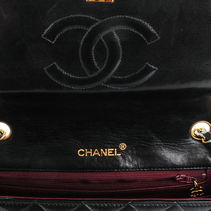 Chanel Lambskin Quilted Small Single Flap Black 7 of 10