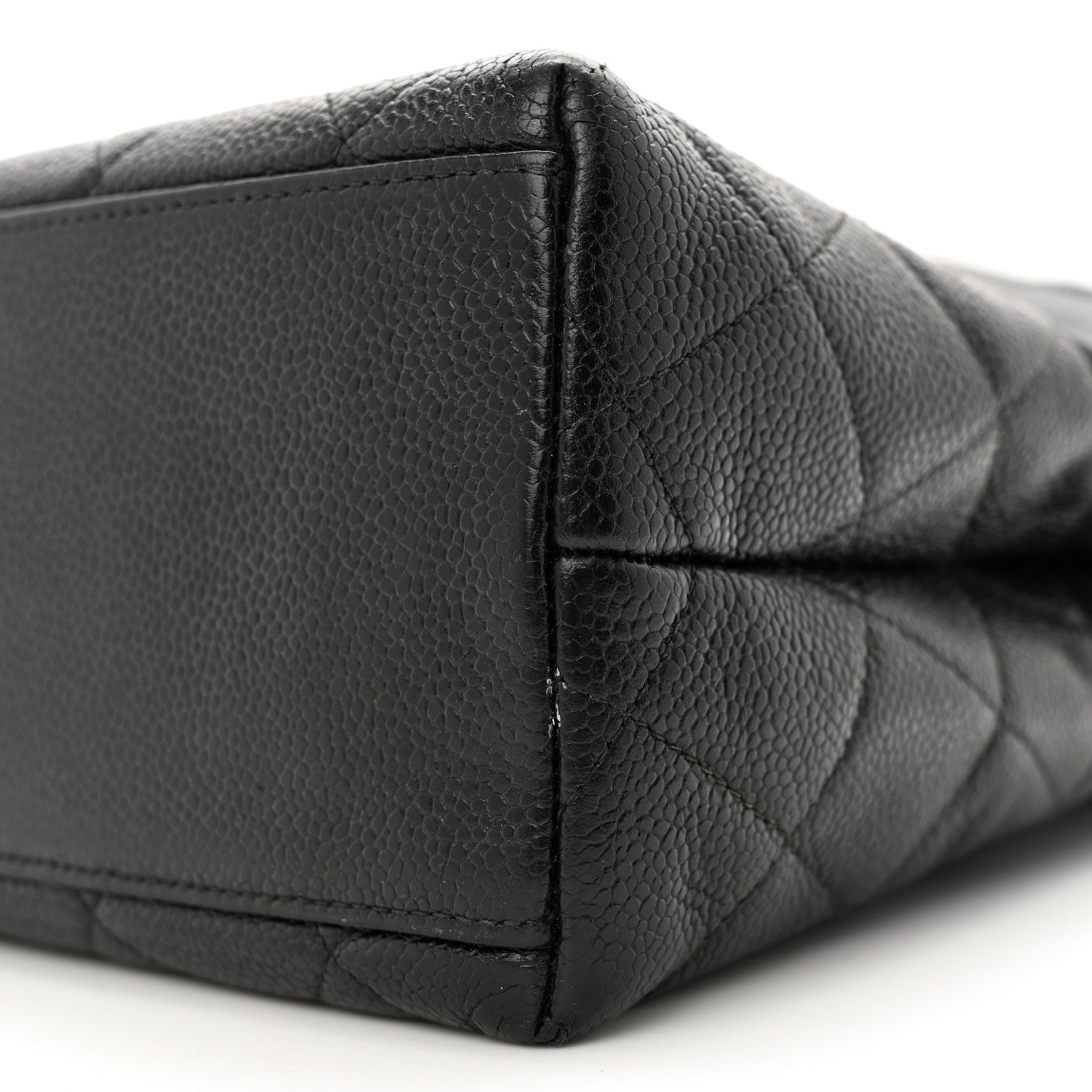 Chanel Caviar Quilted CC Shoulder Bag Black 10 of 15