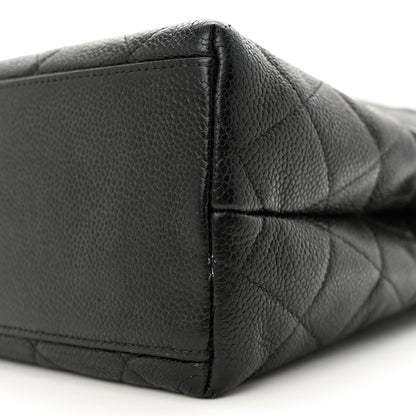 Chanel Caviar Quilted CC Shoulder Bag Black 10 of 15