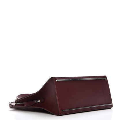 Balenciaga Calfskin Le Dix Zip Cartable Aubergine 5 of 13