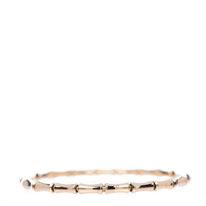 Gucci 18K Yellow Gold Small Bamboo Spring Bracelet 17 3 of 8