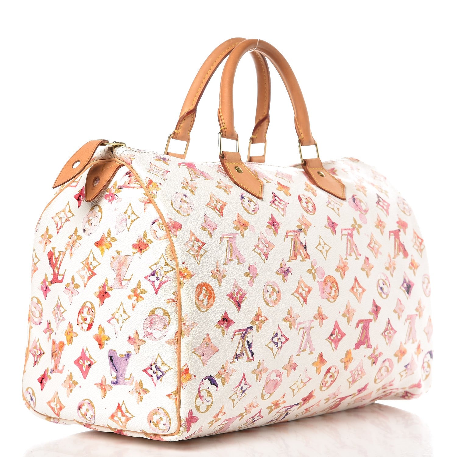 Louis Vuitton Watercolor Aquarelle Speedy 35 White 3 of 14