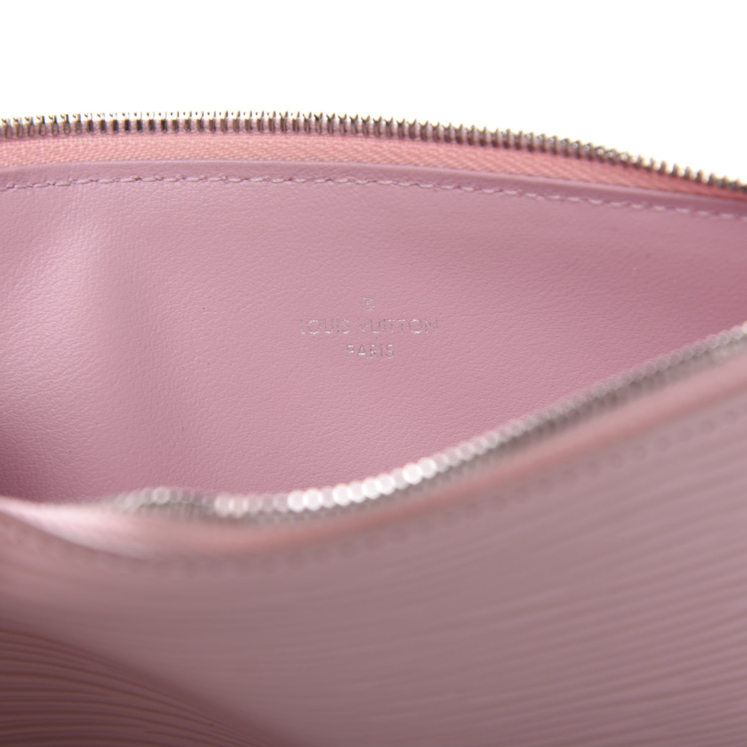 Louis Vuitton Epi Felicie Chain Wallet Zippered Insert Rose Ballerine 8 of 8
