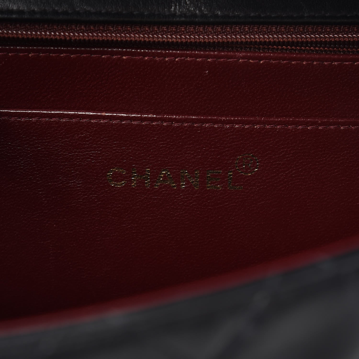 Chanel Lambskin Quilted XL Jumbo Single Flap Black 6 of 9