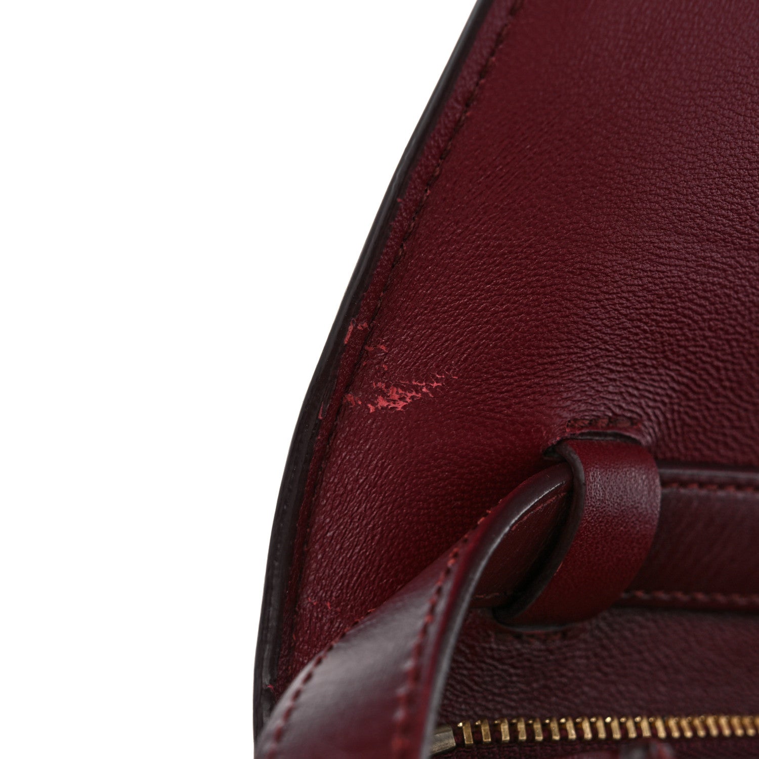 Celine Liege Calfskin Medium Classic Box Flap Bag Burgundy 15 of 15