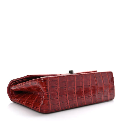 Chanel Crocodile 2.55 Reissue 227 Flap Red 4 of 9