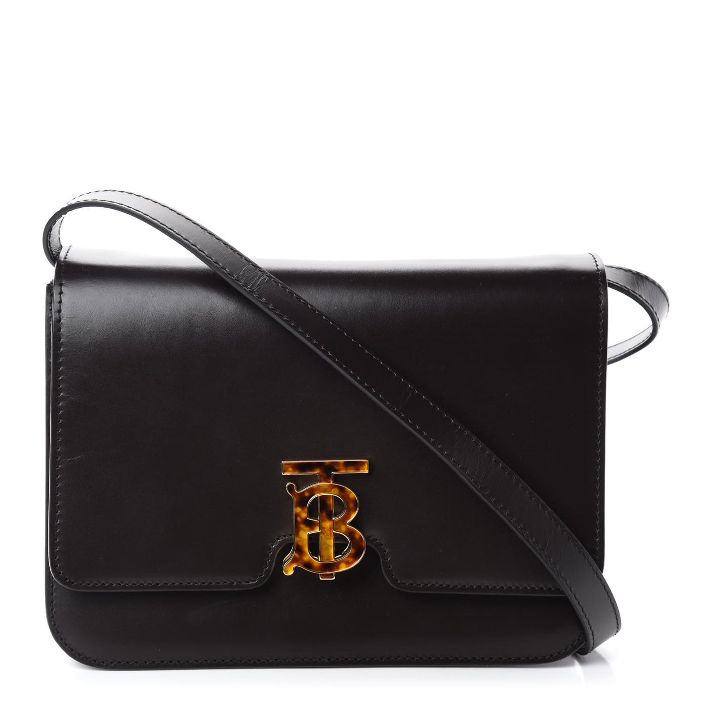 Calfskin Medium TB Bag Coffee