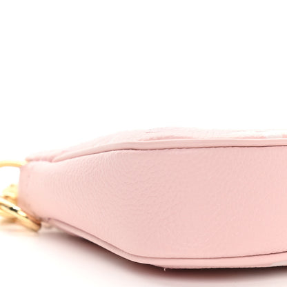 Louis Vuitton Empreinte Monogram Giant Broderies Mini Pochette Accessories Pink Creme 8 of 10