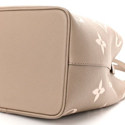 Louis Vuitton Empreinte Monogram Giant Neonoe MM Tourterelle Creme 11 of 12