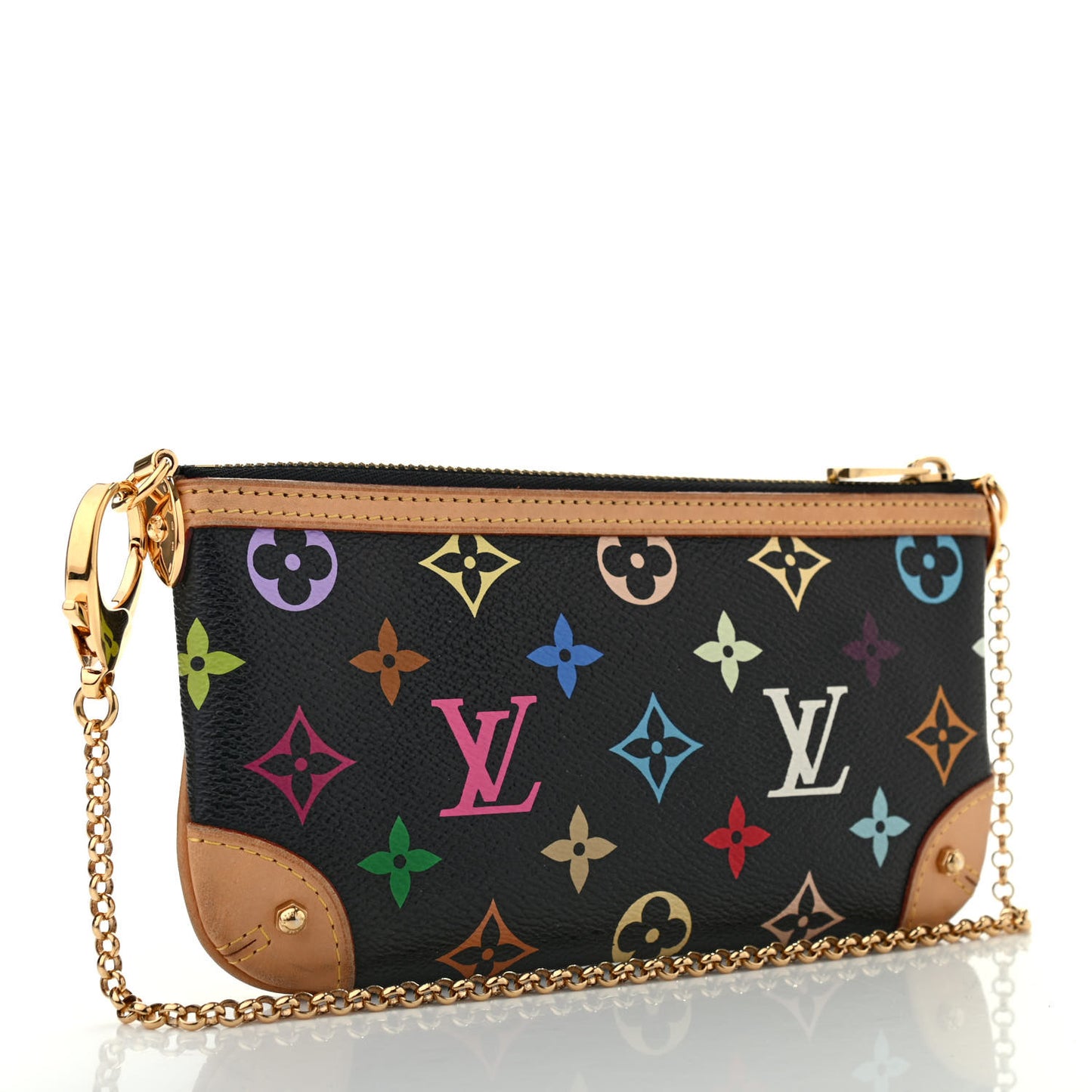 Monogram Multicolor Pochette Milla MM Black