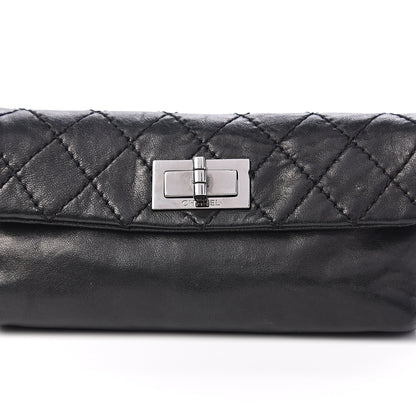 Chanel Lambskin Quilted 2.55 Reissue Pouch Black 10 of 10