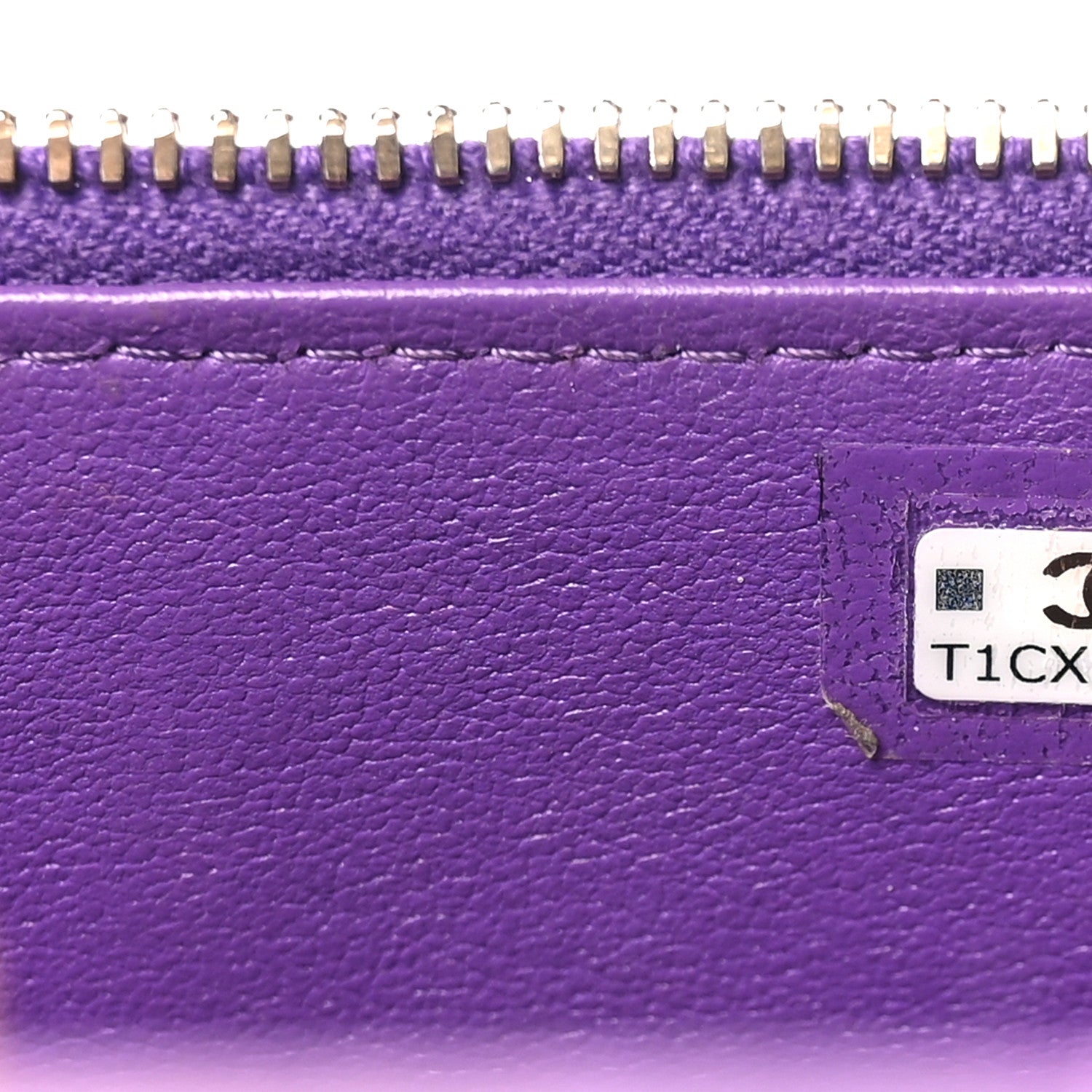 Chanel Lambskin Quilted Small Top Handle Vanity Case With Chain Purple 6 of 11