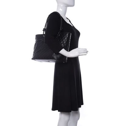Chanel Calfskin Quilted Large Cambon Tote Black 2 of 9
