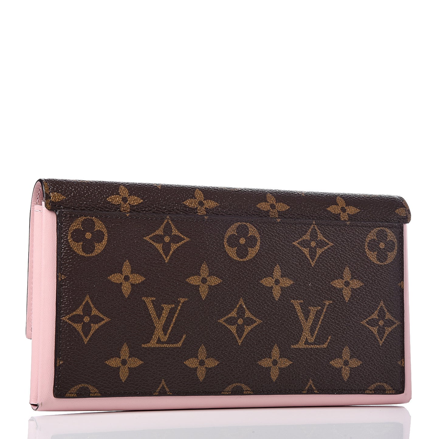 Monogram Flore Wallet Rose Ballerine