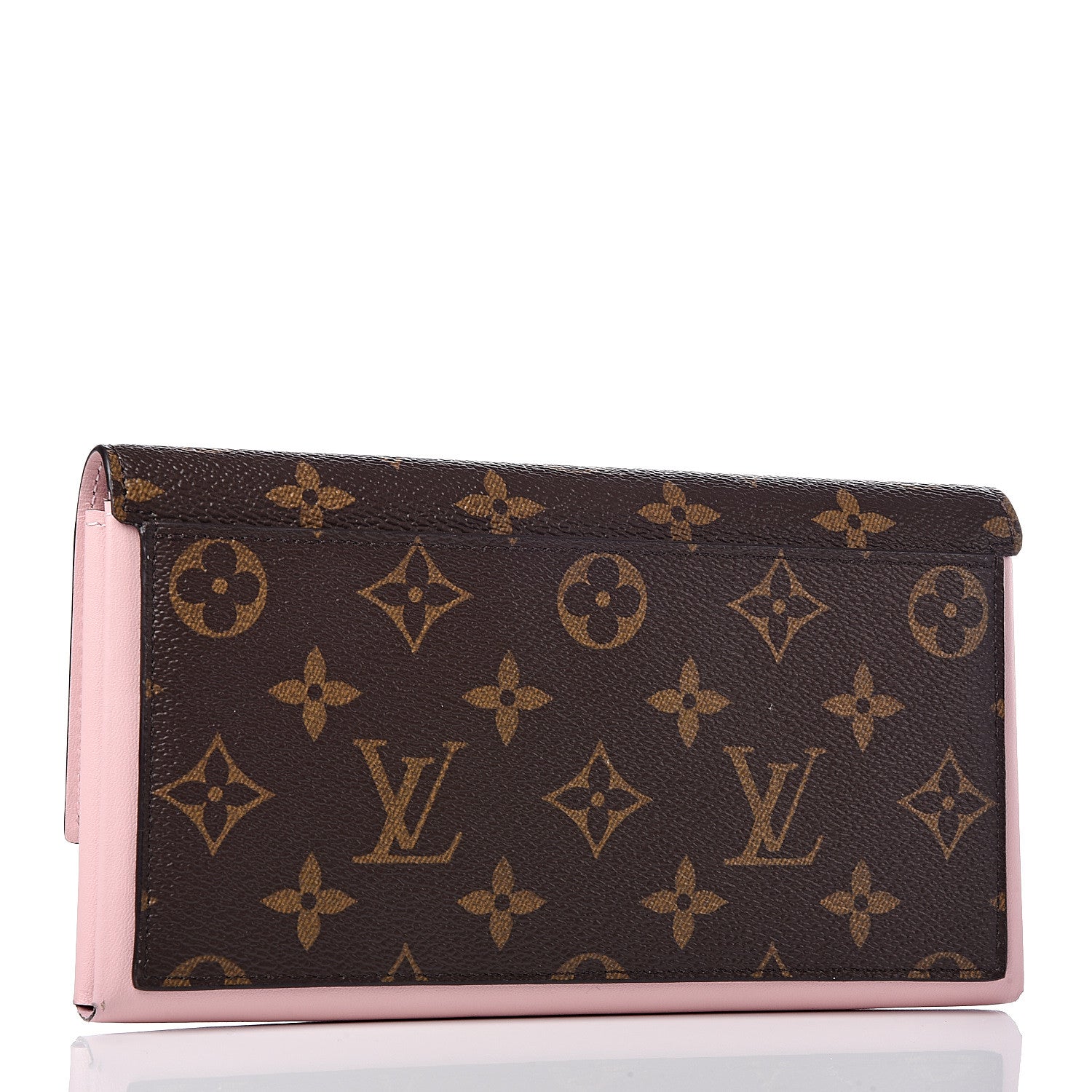 Louis Vuitton Monogram Flore Wallet Rose Ballerine 3 of 8