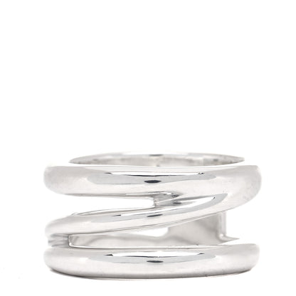 Tiffany Sterling Silver Zig Zag Ring 52 6 1 of 5