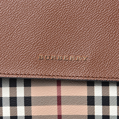 Burberry Haymarket Check Small Loxley Crossbody Bright Toffee 10 of 11