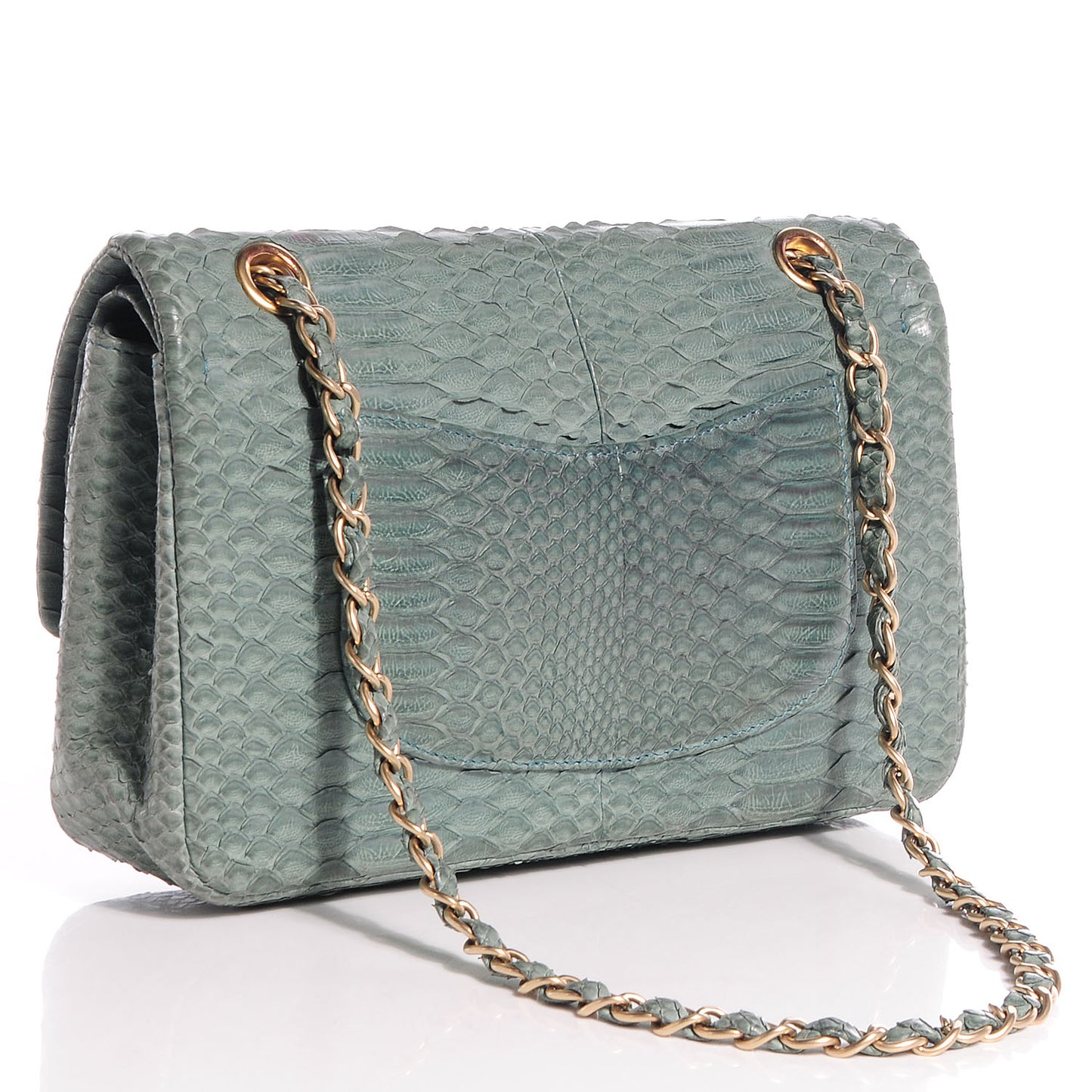 Python Medium Double Flap Green
