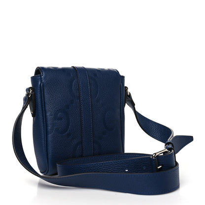 Gucci Piuma Calfskin Jumbo GG Embossed Small Messenger Bag Royale 3 of 11