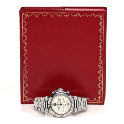 Cartier Stainless Steel 38mm Pasha C Chronograph Automatic Watch 5 of 5