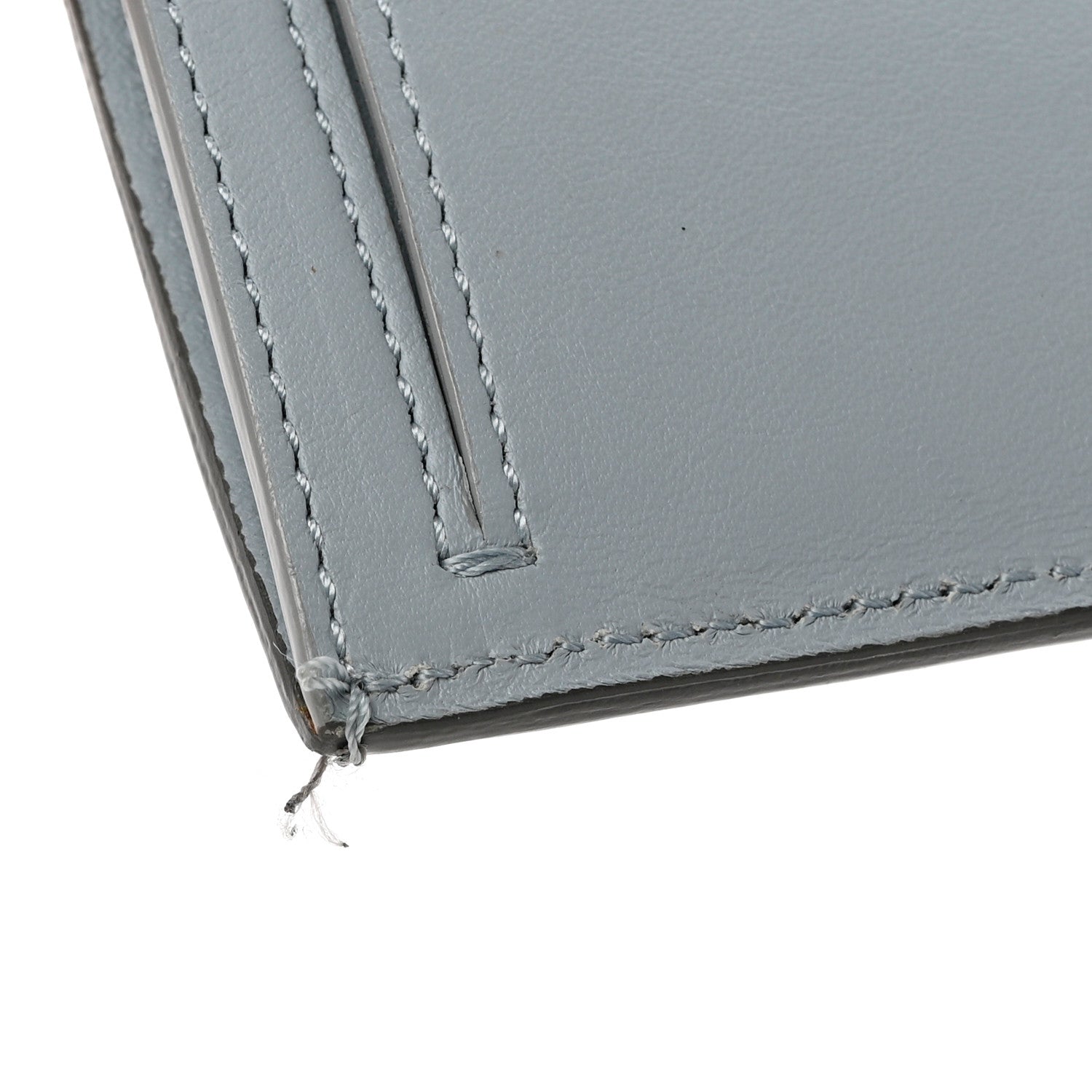 Celine Grained Calfskin Large Multifunction Strap Wallet Grey 8 of 8