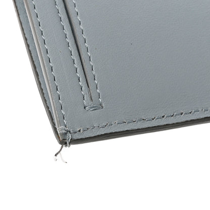 Celine Grained Calfskin Large Multifunction Strap Wallet Grey 8 of 8
