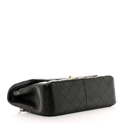 Chanel Lambskin Quilted Jumbo Double Flap Black 4 of 19