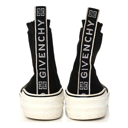 Givenchy Technical Canvas Knit Womens George V Sock Sneakers 41 Black 6 of 12